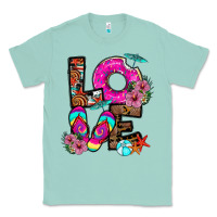 Seafoam Love Summer Classic Tee - CowhideDigitalArt