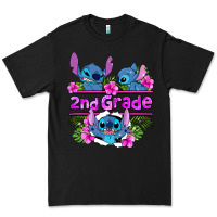Black preview flower stitch 2nd grade Premium Tee - AdoDesignShop