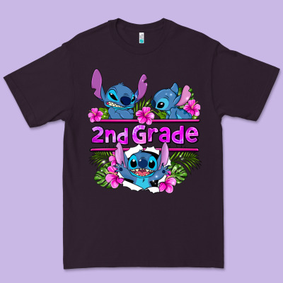 Preview Flower Stitch 2nd Grade Premium Tee Designed By Adodesignshop