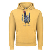 Vintage Mustard Dominique Chicken Vintage Hoodie - LillyAllenDesigns