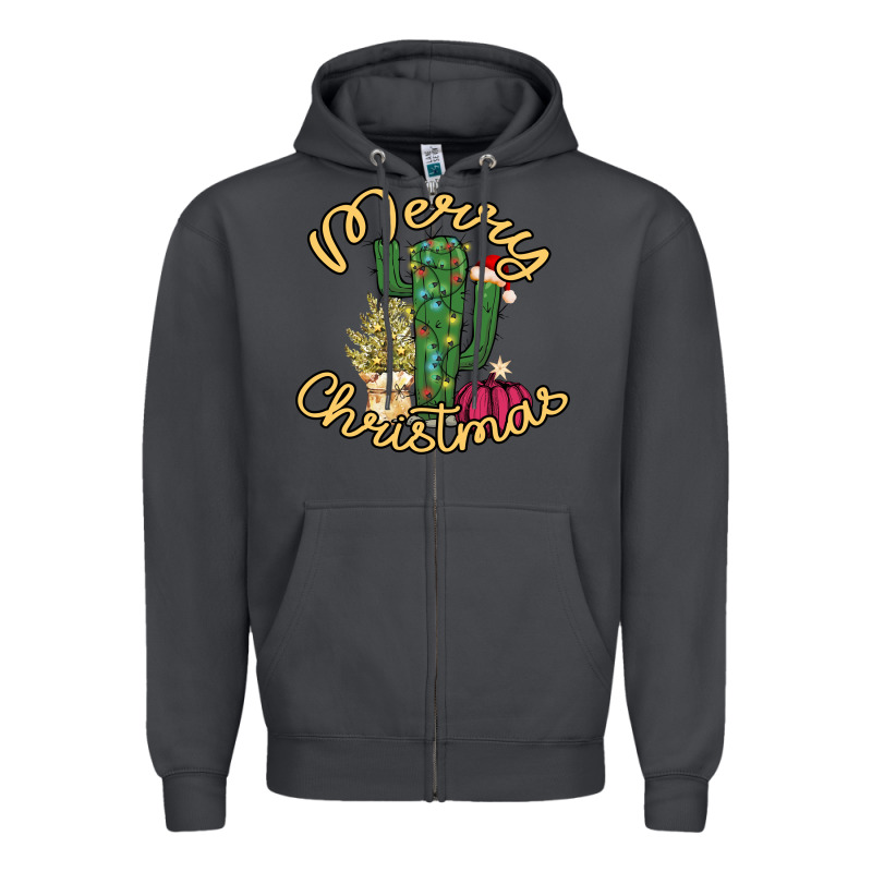 Cactus Christmas Zipper Hoodie by Bettercallsaul | Teevron