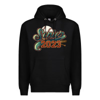 Black Senior 2023 baseball Premium Hoodie - HowdyJamesFarm