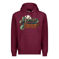 Burgundy Senior 2023 baseball Premium Hoodie - HowdyJamesFarm