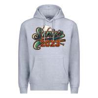 Heather Grey Senior 2023 baseball Premium Hoodie - HowdyJamesFarm
