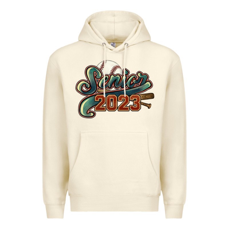 Senior 2023 Baseball Premium Hoodie by HowdyJamesFarm | Teevron