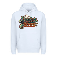 White Senior 2023 baseball Premium Hoodie - HowdyJamesFarm