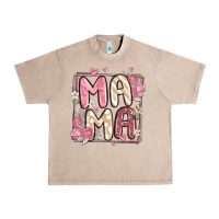 French Oak floral mama Urban Heavy Tee - MaliasSmallBusiness