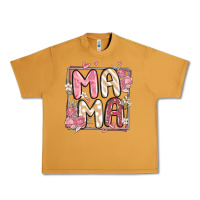 Peanut Butter floral mama Urban Heavy Tee - MaliasSmallBusiness