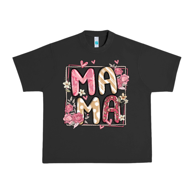 Floral Mama Urban Heavy Tee by MaliasSmallBusiness | Teevron