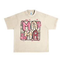 Sandshell floral mama Urban Heavy Tee - MaliasSmallBusiness