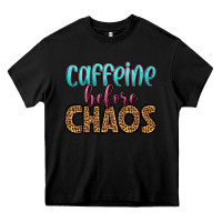 Black caffeine before chaos Heavy Core Tee - HRA Design Shop
