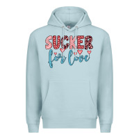 Blue Mist sucker for love Premium Hoodie - JahusDesignShop