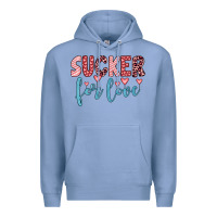 Colony Blue sucker for love Premium Hoodie - JahusDesignShop