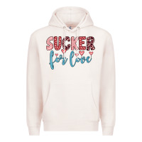 Pale Pink sucker for love Premium Hoodie - JahusDesignShop