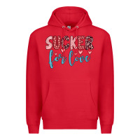 Red sucker for love Premium Hoodie - JahusDesignShop