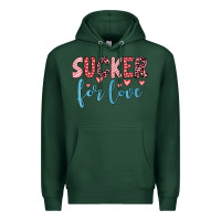 Sports Green sucker for love Premium Hoodie - JahusDesignShop