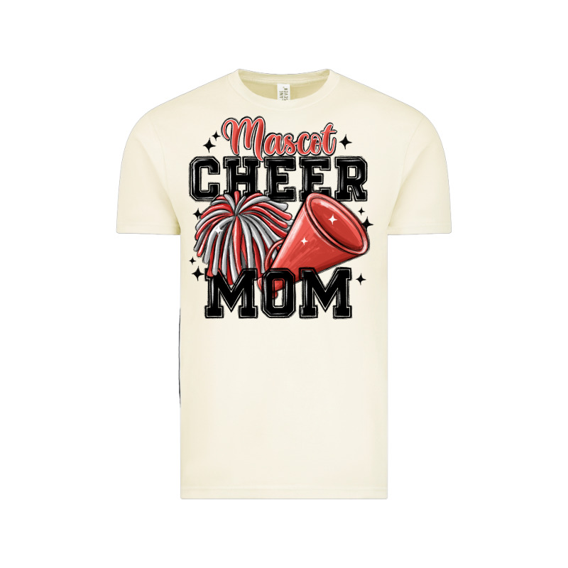 Mascot Cheer Mom Vintage Tee by MaliasSmallBusiness | Teevron