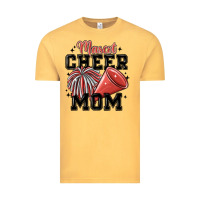 Vintage Mustard mascot cheer mom Vintage Tee - MaliasSmallBusiness