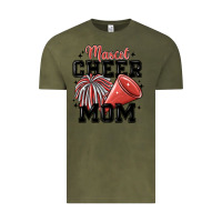 Vintage Olive mascot cheer mom Vintage Tee - MaliasSmallBusiness