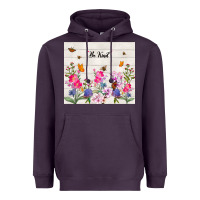 Plum be kind wildflower Heavyweight Hoodie - TumblerDesignByShophia