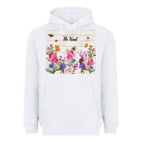 White be kind wildflower Heavyweight Hoodie - TumblerDesignByShophia