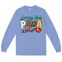 Colony Blue living that para life Long Sleeve Tee - NancyCooperArtShop
