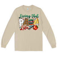 Mushroom living that para life Long Sleeve Tee - NancyCooperArtShop
