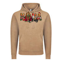 Vintage Coffee nana claus lady of guadalupe Vintage Hoodie - Jasminsmagicworld