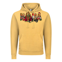 Vintage Mustard nana claus lady of guadalupe Vintage Hoodie - Jasminsmagicworld