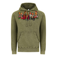 Vintage Olive nana claus lady of guadalupe Vintage Hoodie - Jasminsmagicworld