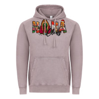 Vintage Zinc nana claus lady of guadalupe Vintage Hoodie - Jasminsmagicworld