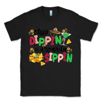 Black chip dippin' margarita sippin Classic Tee - MaliasSmallBusiness
