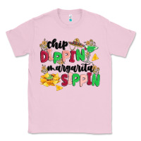 Bubblegum Pink chip dippin' margarita sippin Classic Tee - MaliasSmallBusiness