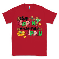 Red chip dippin' margarita sippin Classic Tee - MaliasSmallBusiness