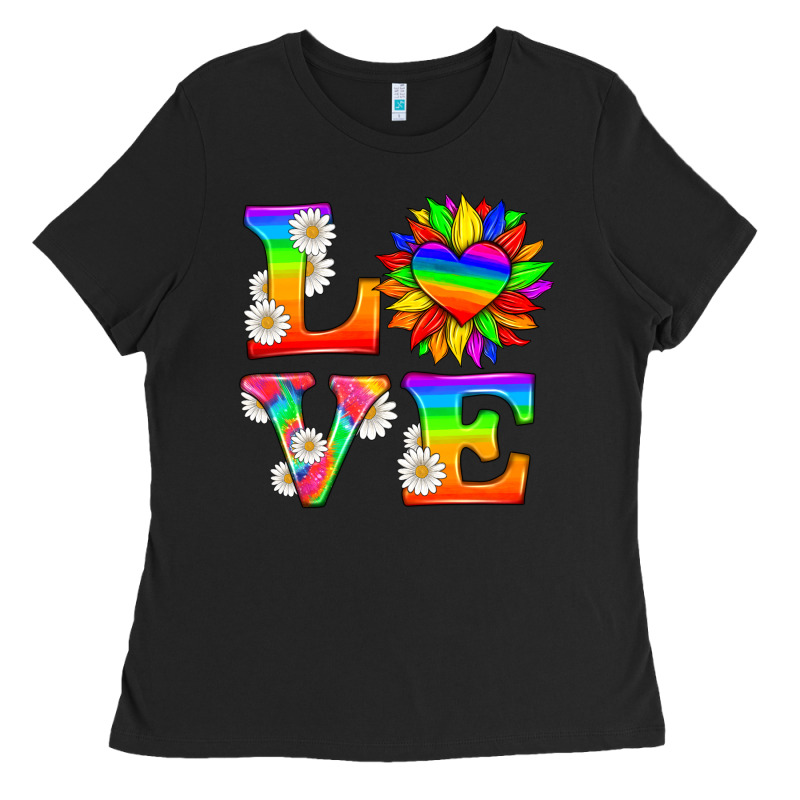 Love And Sunflower Ladies Tee by HRA Design Shop | Teevron