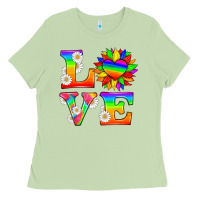 Matcha love and sunflower Ladies Tee - HRA Design Shop