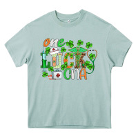 Arona st.patricks one lucky cna  nurse Heavy Core Tee - BarkalooDesign