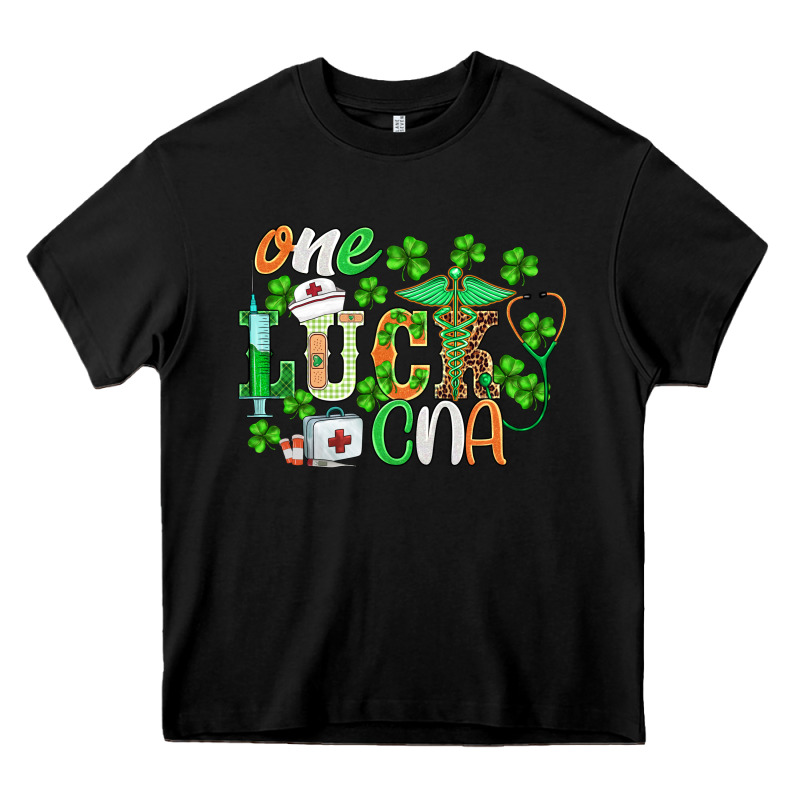 St.patricks One Lucky Cna  Nurse Heavy Core Tee by BarkalooDesign | Teevron