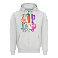 Dove Grey hip hop easter girls toddlers kids leopard bunny Zipper Hoodie - Bettercallsaul