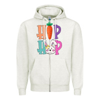 Oatmeal Heather hip hop easter girls toddlers kids leopard bunny Zipper Hoodie - Bettercallsaul