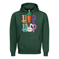 Sports Green hip hop easter girls toddlers kids leopard bunny Zipper Hoodie - Bettercallsaul