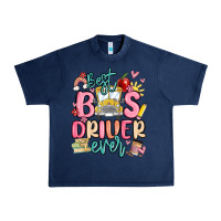 Navy best bus driver ever Urban Heavy Tee - MaliasSmallBusiness