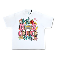 White best bus driver ever Urban Heavy Tee - MaliasSmallBusiness