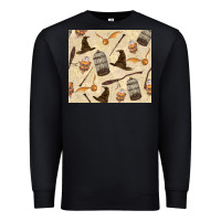 Black wizard items Premium Sweatshirt - TumblerDesignByShophia