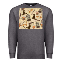 Charcoal Heather wizard items Premium Sweatshirt - TumblerDesignByShophia
