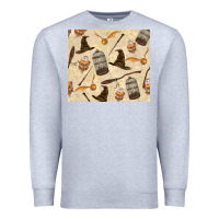 Heather Grey wizard items Premium Sweatshirt - TumblerDesignByShophia