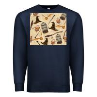 Navy wizard items Premium Sweatshirt - TumblerDesignByShophia