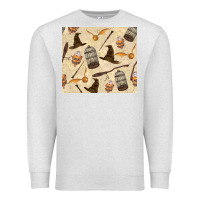 Oatmeal Heather wizard items Premium Sweatshirt - TumblerDesignByShophia