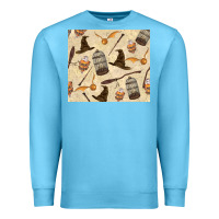Ocean Blue wizard items Premium Sweatshirt - TumblerDesignByShophia