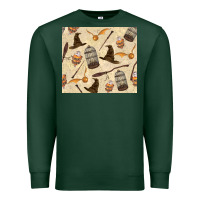 Sports Green wizard items Premium Sweatshirt - TumblerDesignByShophia